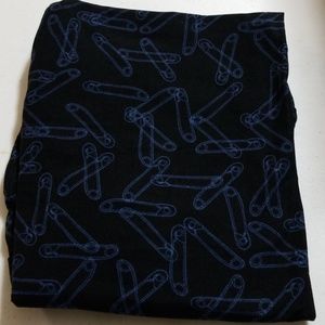 NWOT TC LuLaRoe Leggings - Safety Pin